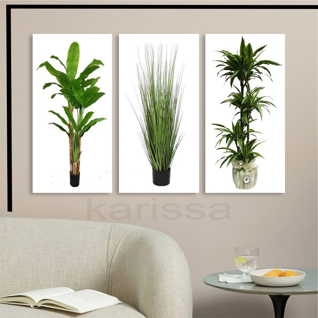 Jual Hiasan Dinding Bunga Realistik Aesthetic 15x30 Wall Decor