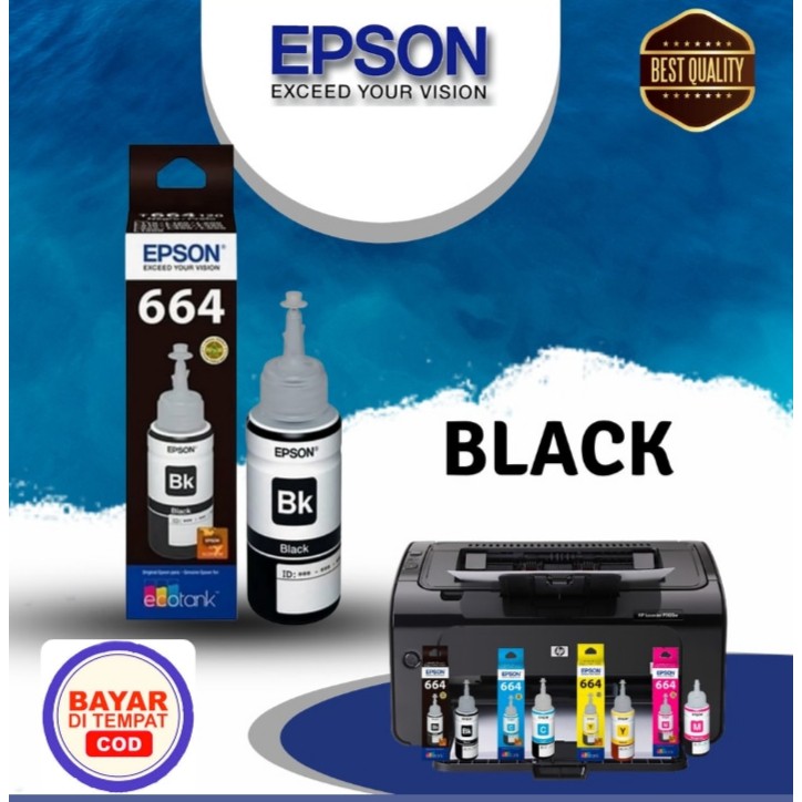 Jual Tinta Epson Black Original For Ink Printer L L L L