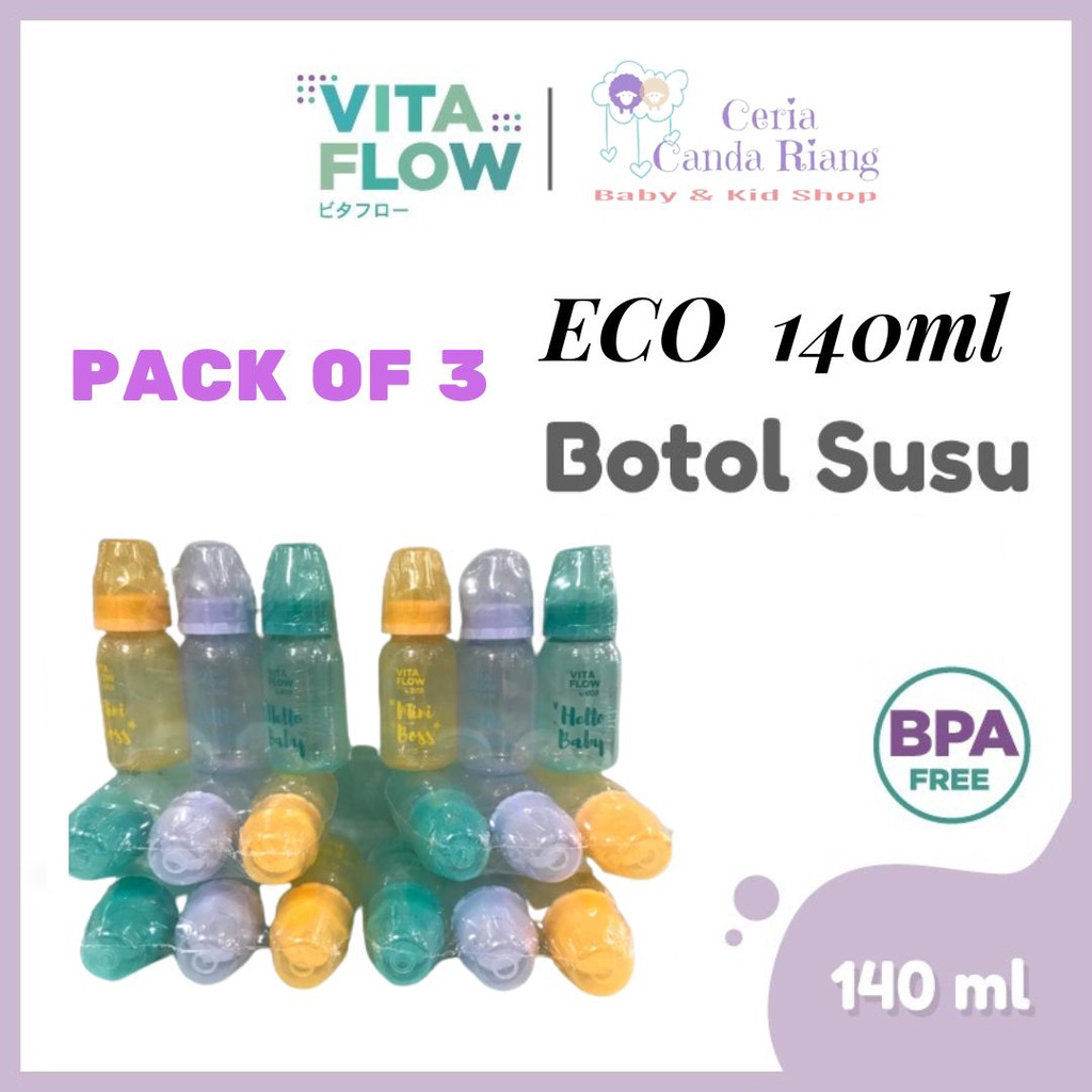 Jual Vitaflow Botol Susu Eco Penyimpan ASI Multifungsi Bayi Ekonomis