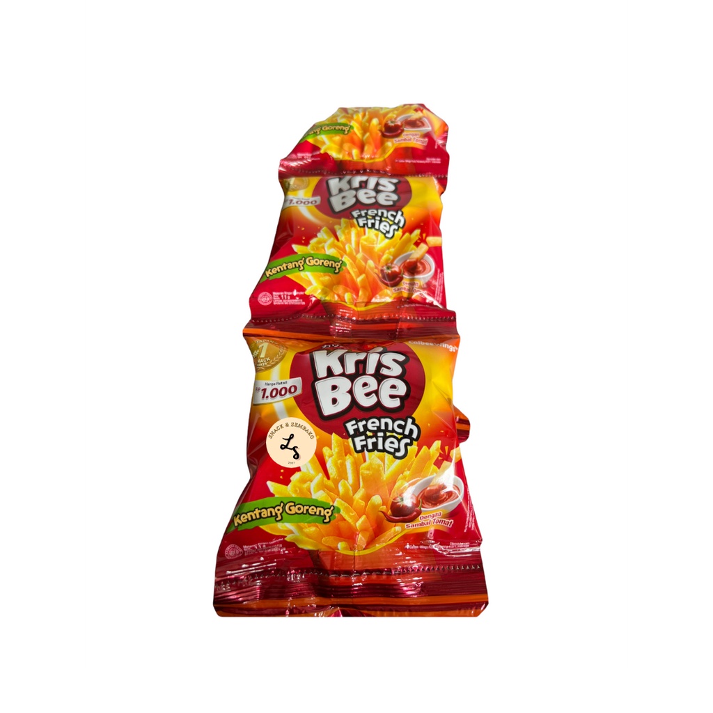 Jual KrisBee French Fries Kentang Goreng 1 Renceng Isi 10 Pcs Shopee