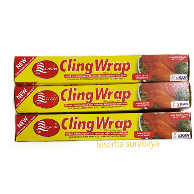 Jual Cling Wrap CMM Plastik Wrapping Food Grade Quality Shopee