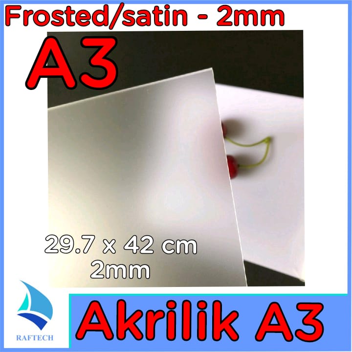 Jual Akrilik A Lembaran Mm Acrylic Mm Satin Frosted Marga Cipta