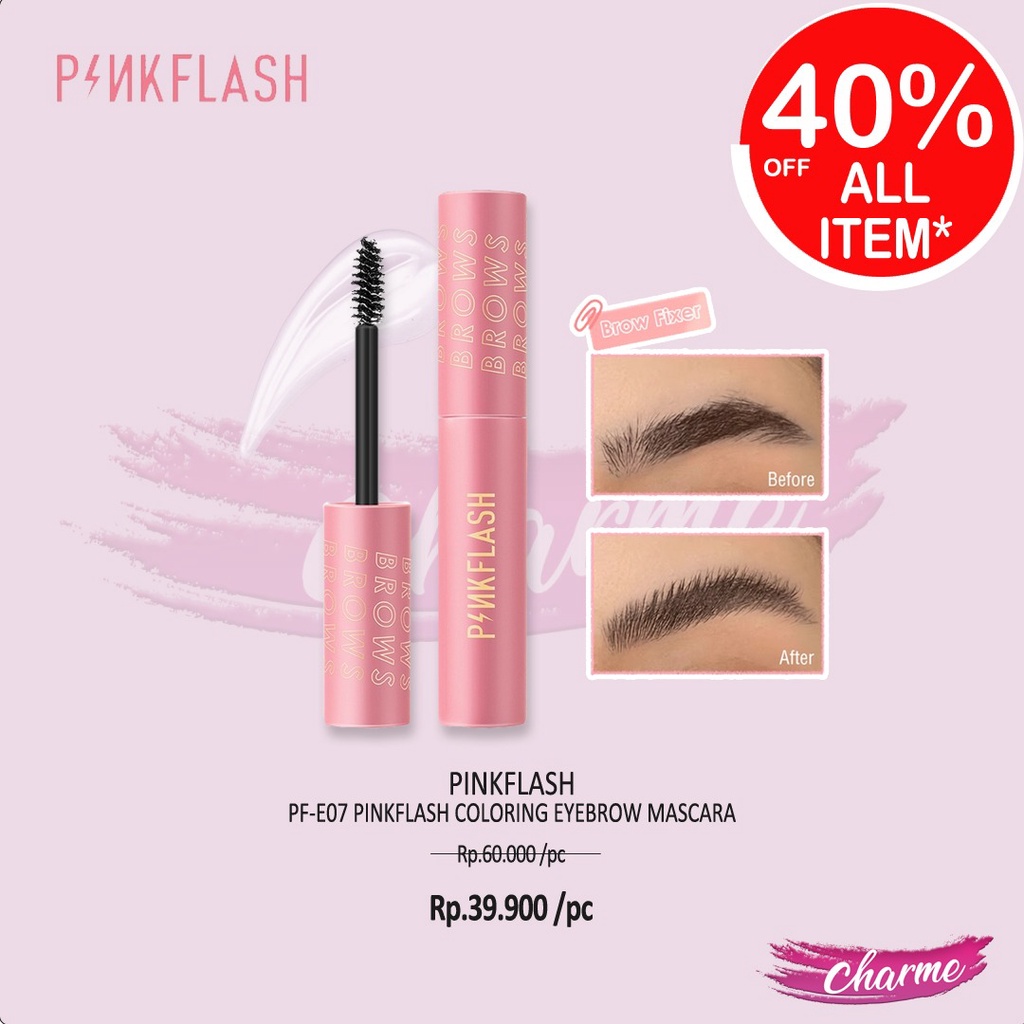 Jual Ready Ori Pink Flash Pinkflash Coloring Eyebrow Mascara Pf E