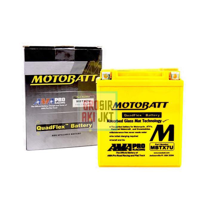 Jual Aki Motobatt MBTX7U Motor Yamaha NMAX R25 Vespa LX 150 Honda CBR