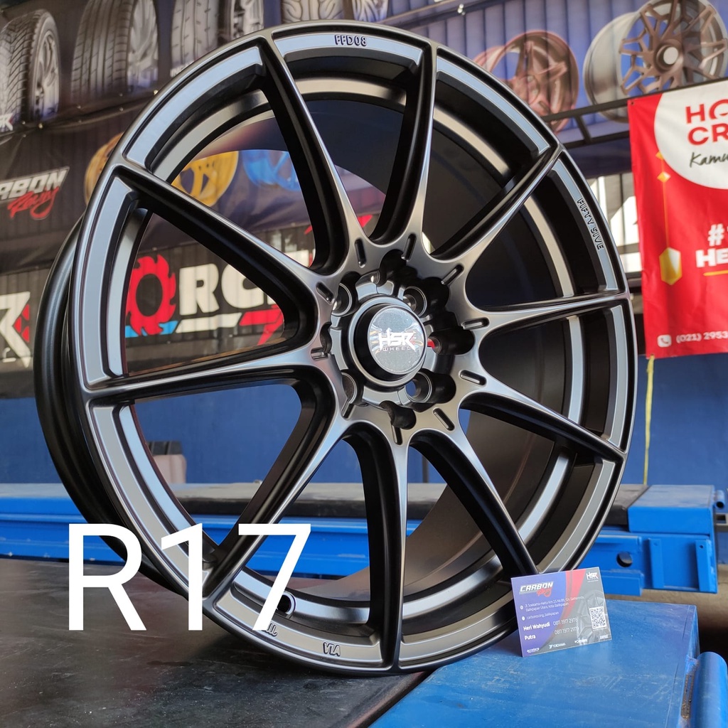 Jual Velg Mobil Racing Baru Ring Shinjuku Hsr Lebar Matte Black