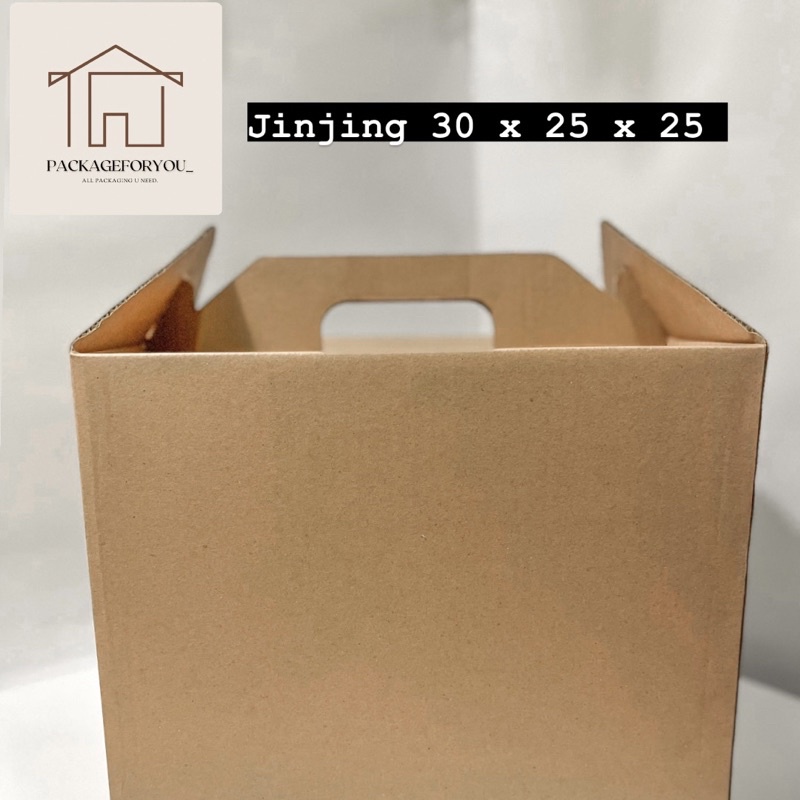 Jual Kardus Box Jinjing 30x25x25 Cm Polos Packing Packaging Box