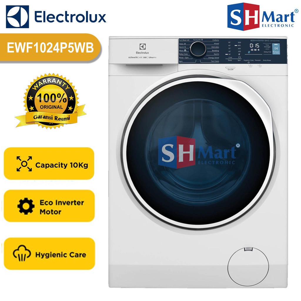 Jual Mesin Cuci Front Loading Electrolux Kapasitas Kg Ewf P Wb