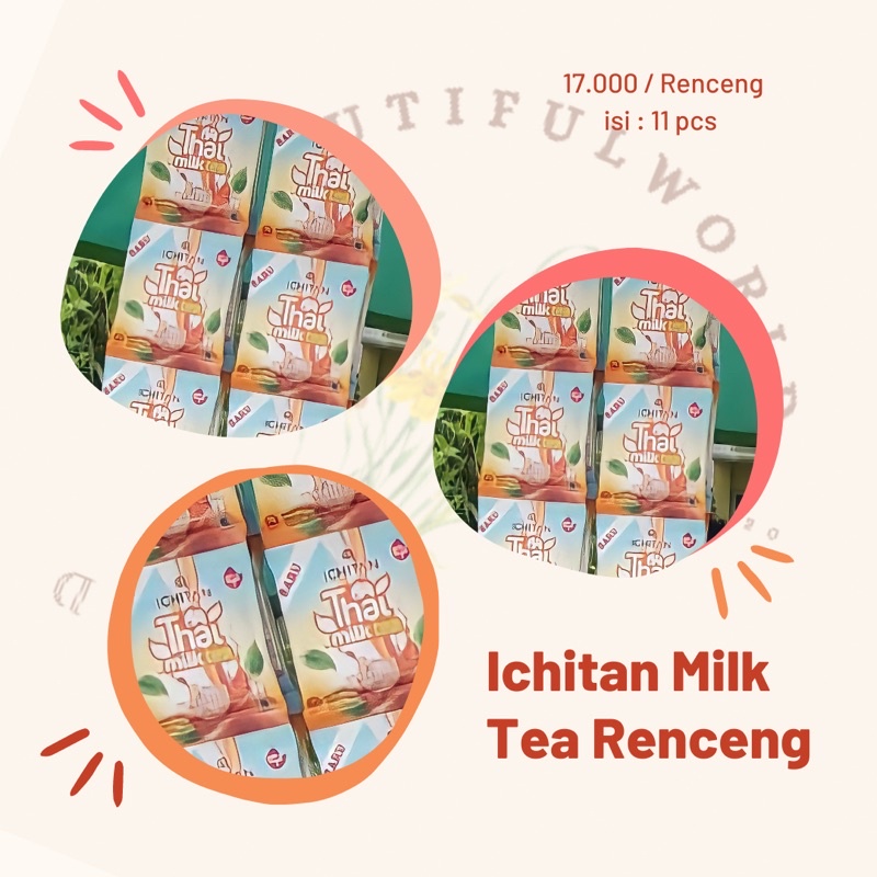 Jual ICHITAN THAI MILK TEA SACHET Shopee Indonesia