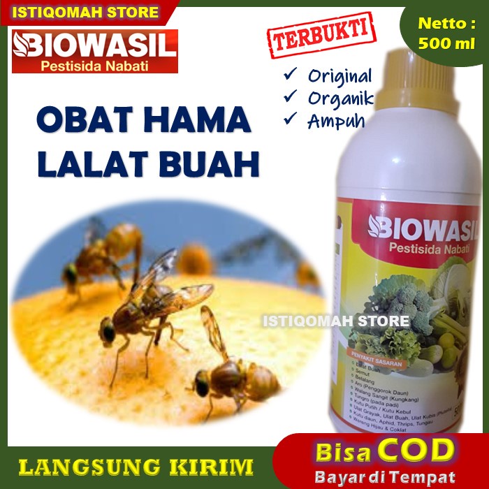 Jual Biowasil Insektisida Pestisida Organik Obat Hama Pembasmi Lalat