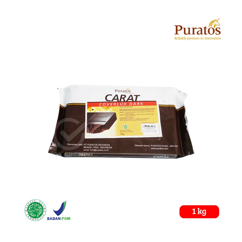 Jual Puratos Carat Coverlux Dark Kg Shopee Indonesia