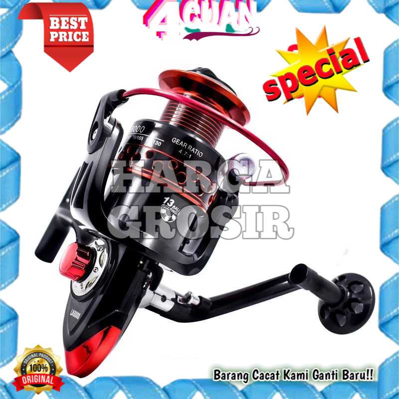 Jual Reel Kerekan Katrol Rill Rell Ril Rel Pancing Gold Sharking Lk