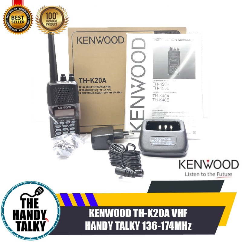 Jual KENWOOD TH K20A VHF 136 174 Mhz HT KENWOOD TH K20A THK 20A