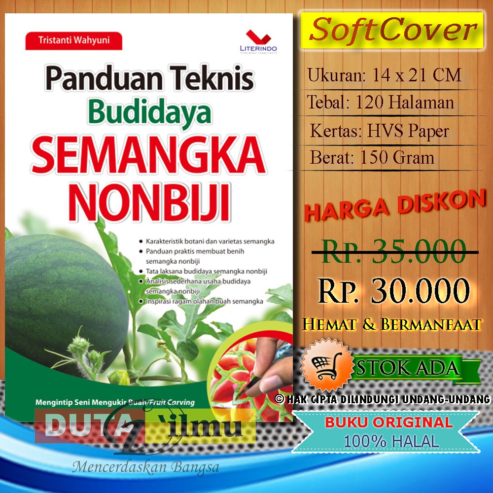 Jual Panduan Teknis Budi Daya Semangka Nonbiji Shopee Indonesia