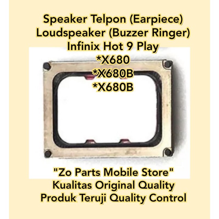 Jual Speaker Telpon Earpiece Loudspeaker Buzzer Ringer Infinix Hot