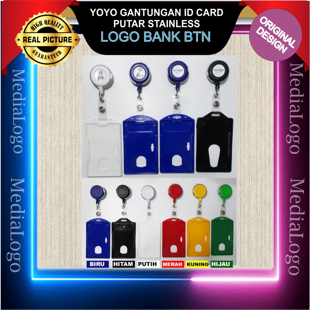 Jual Yoyo Gantungan Id Card Putar Stainless Bank Btn Shopee Indonesia