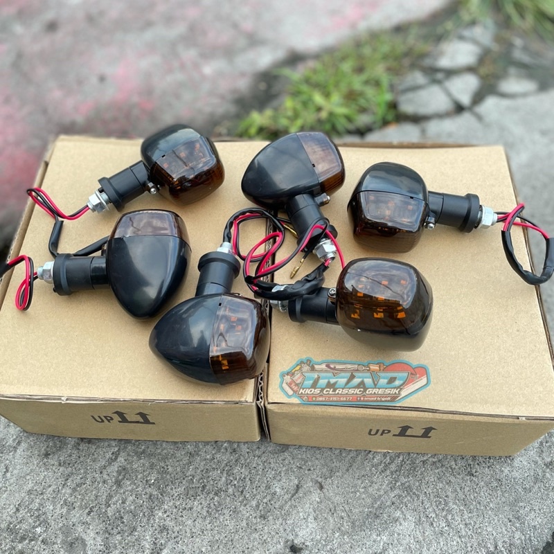 Jual Sein Riting Reteng Led Ninja Rr R Ss Mika Hitam Led Import