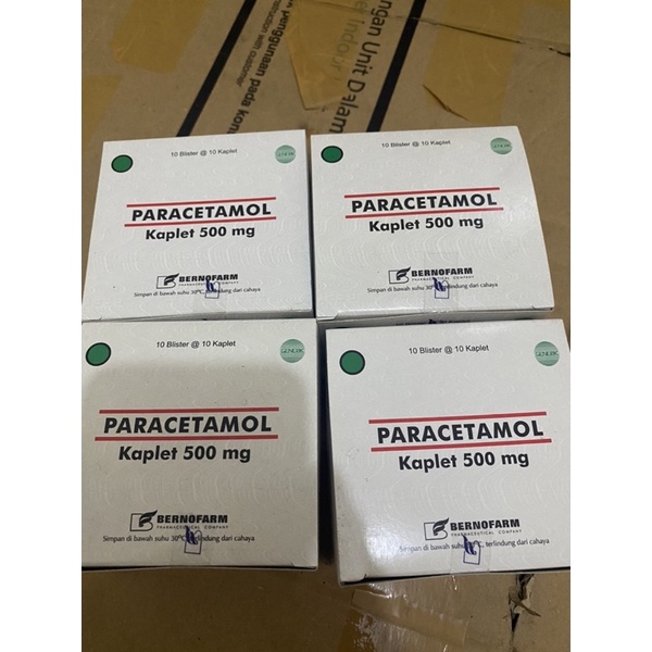 Jual Paracetamol 500mg Box 100 Tablet Shopee Indonesia