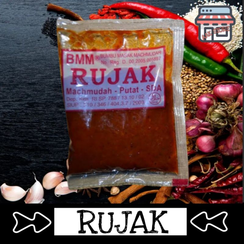 Jual Bumbu Mahmudah Rujak Murah Bumbu Masak Machmudah Bmm Shopee