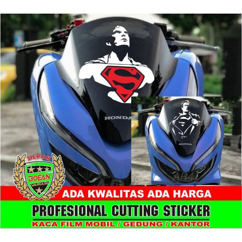 Jual Cutting Sticker Motor Mobil Sticker Superman Shopee Indonesia