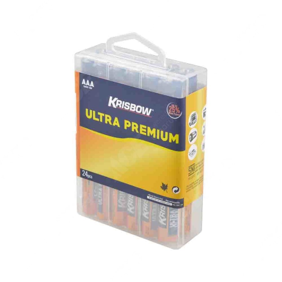 Jual Krisbow Baterai Ultra Alkaline Aaa 24pcs Shopee Indonesia