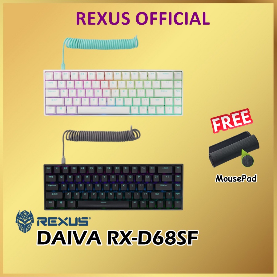 Jual Rexus Daiva Rx D Sf South Facing Keyboard Gaming Rxd Sf D