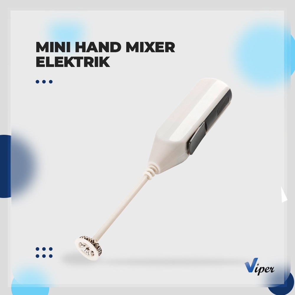 Jual Hand Mixer Elektrik Pengaduk Pembuih Kopi Susu Milk Foam Handle