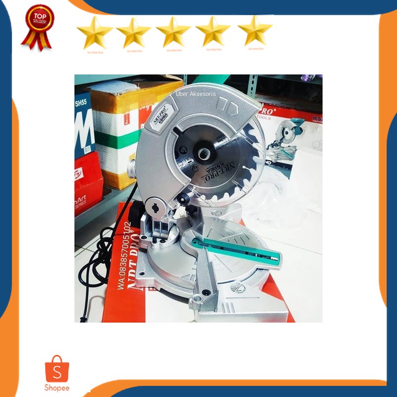 Jual Mesin Mitre Saw 7 Inch NRT Pro 7185HD Gulungan Tembaga Miter Saw