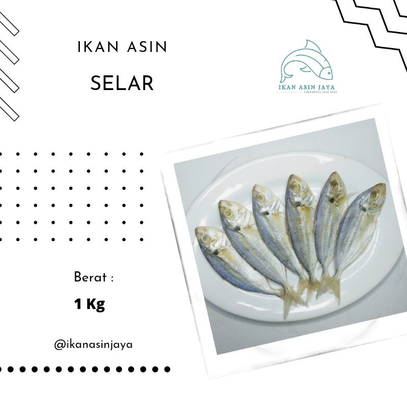 Jual Ikan Asin Selar 1 Kg Shopee Indonesia