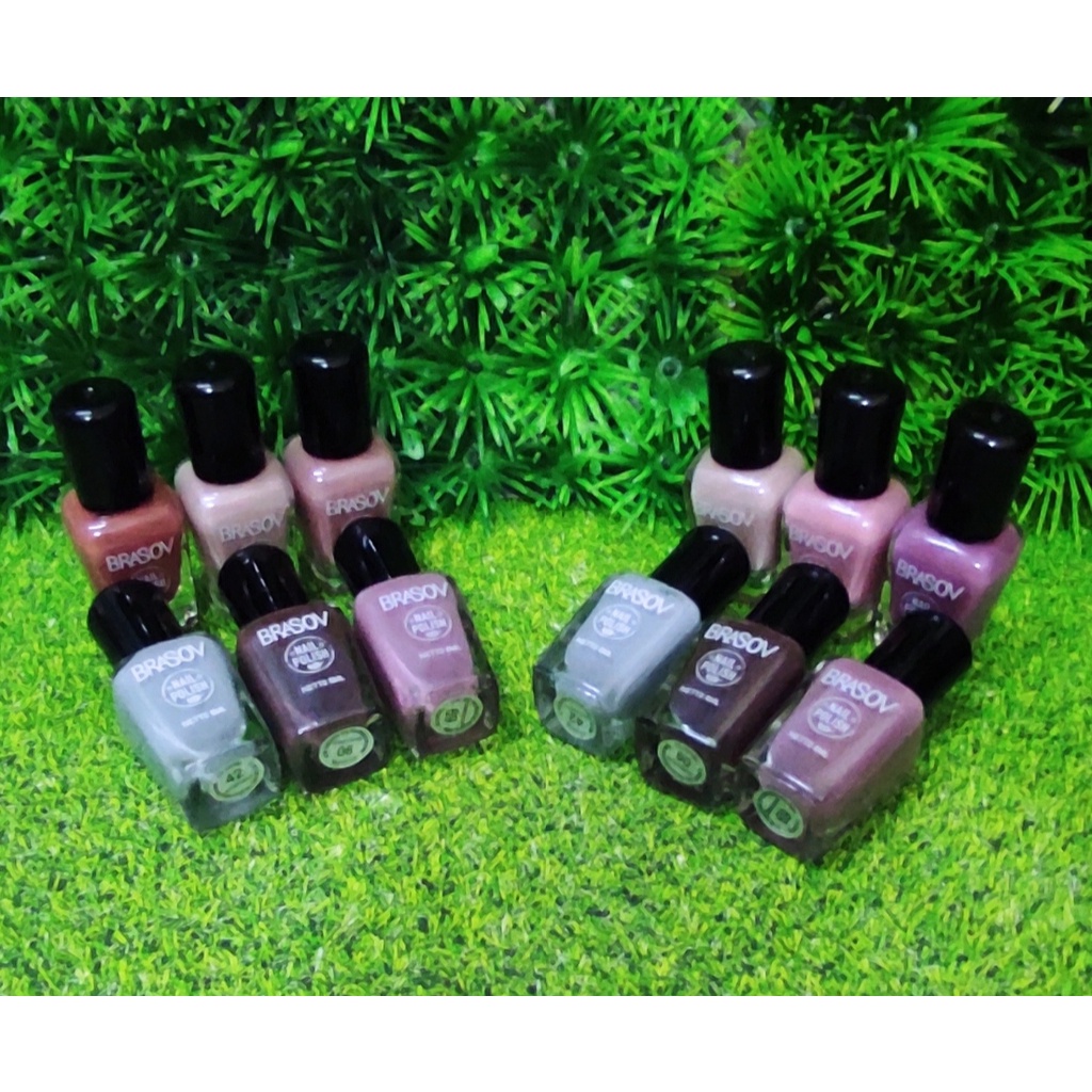 Jual Kutek Brasov Nude 8ml 12pcs Shopee Indonesia