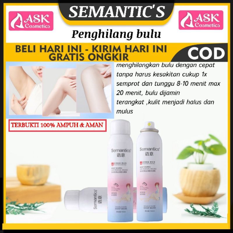 Jual PERONTOK BULU SEMANTIC HAIR REMOVAL Shopee Indonesia