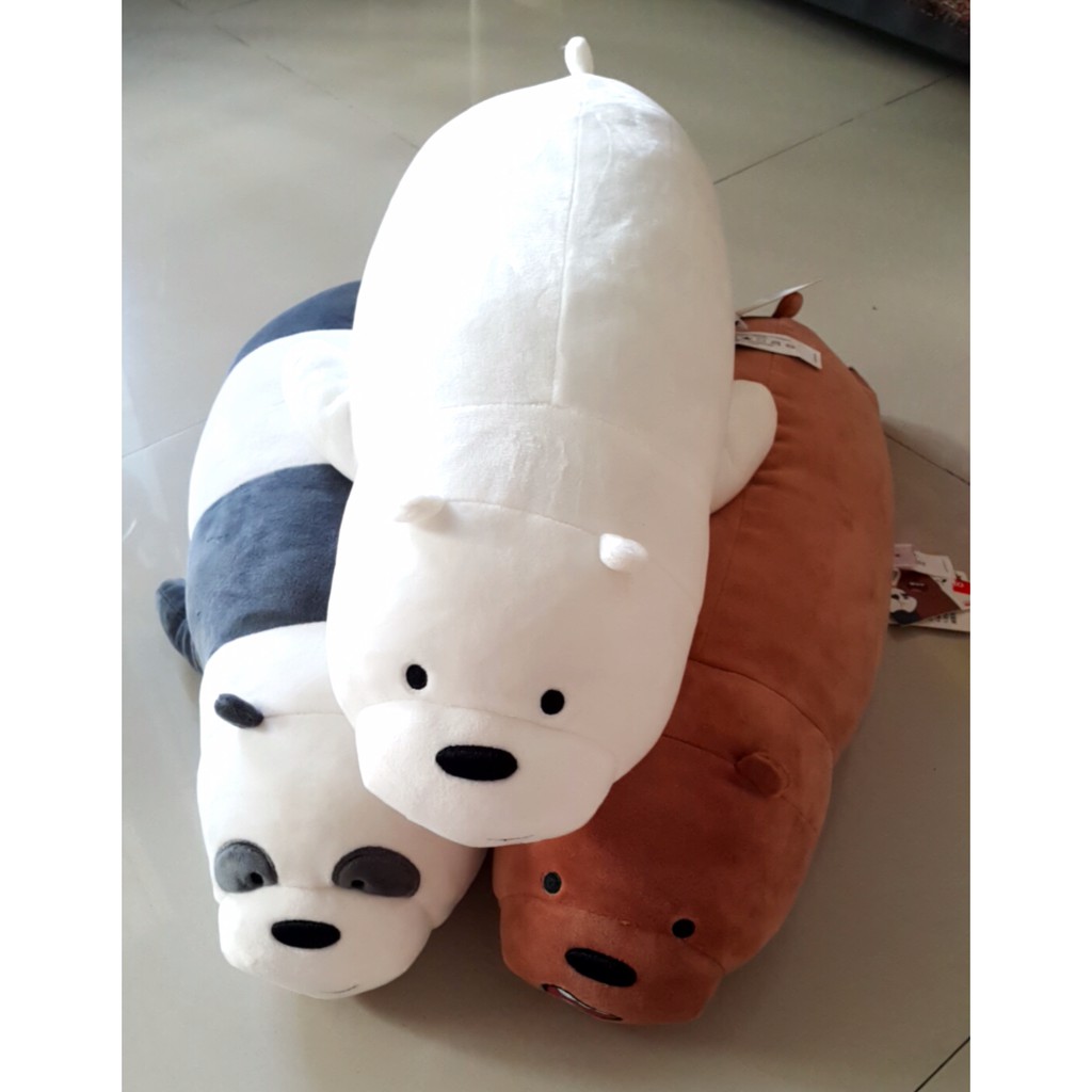 Jual MINISO ORIGINAL Boneka We Bare Bears Lying Position Size 54cm