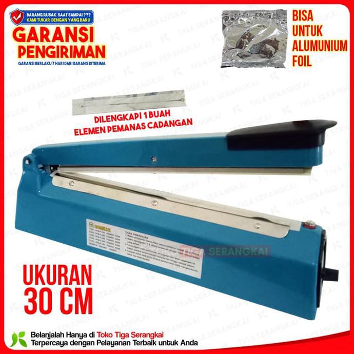 Jual Homelux Impulse Sealer Pfs Alat Press Plastik Cm Sale