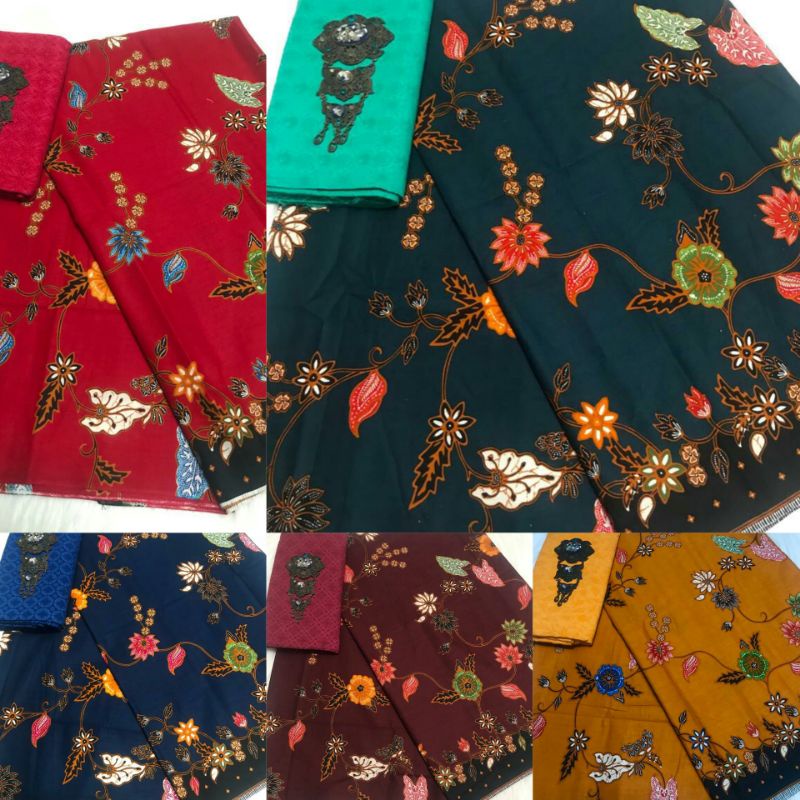 Jual Kain Batik Cibulan Hitam Manis H Santoso Unggul Jaya