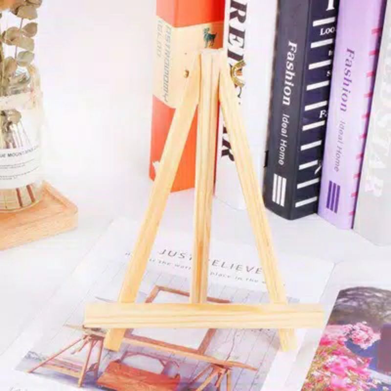 Jual Alat Lukis Easel Stand Tripod Kayu Kanvas Frame Pictures Wood