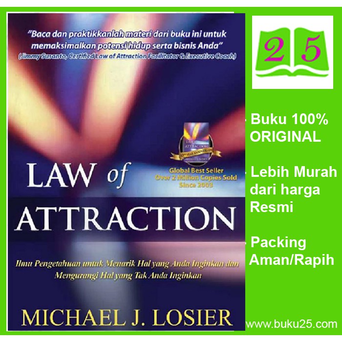 Jual Law Of Attraction Michael J Losier STOK READY Shopee Indonesia