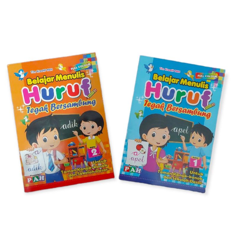 Jual Buku Belajar Menulis Huruf Tegak Bersambung Untuk Tk Dan Sd Full