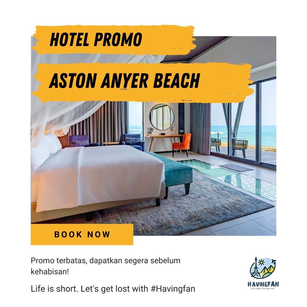 Jual Voucher Hotel Aston Beach Anyer Shopee Indonesia