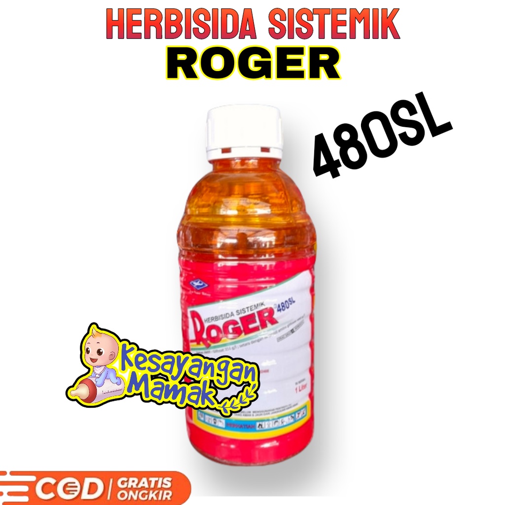 Jual Herbisida Sistemik Roger Sl Cap Kapal Terbang Shopee Indonesia