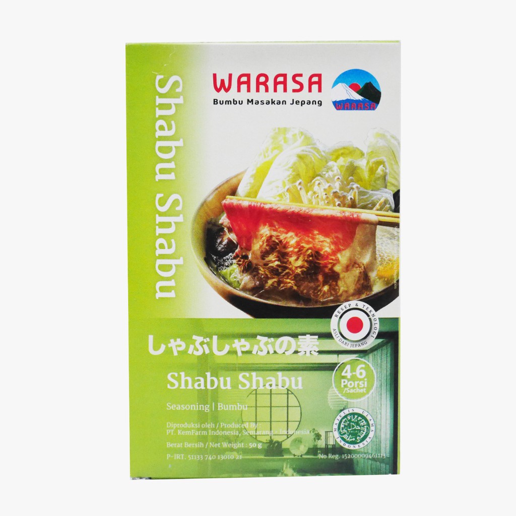 Jual WARASA JAPANESE SEASONING PASTE 50 GRAM BUMBU JEPANG SHABU