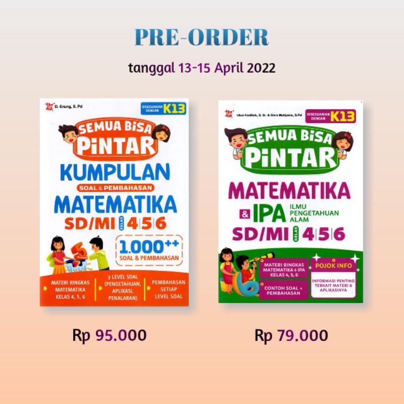 Jual Semua Bisa Pintar Matematika IPA Bahasa Inggris Kumpulan Soal