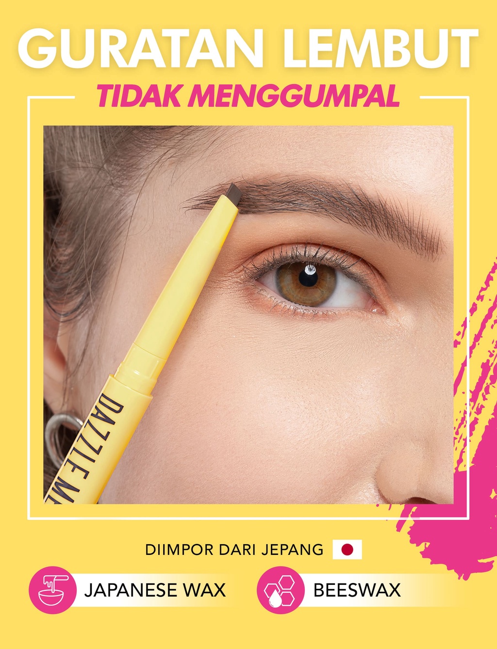 Jual Dazzle Me Brow Likey Automatic Eyebrow Pencil Tahan Air