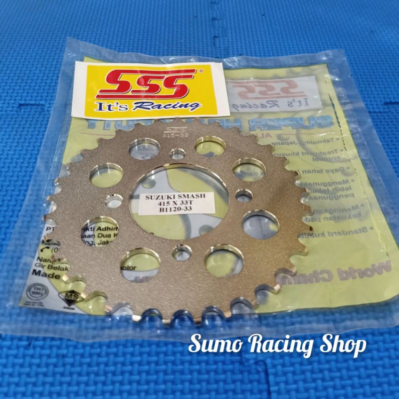 Jual Gear SSS Belakang 415 Tipis SATRIA FU SMASH SHOGUN Size