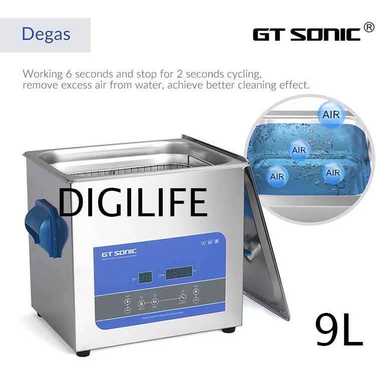 Jual Ultrasonic Cleaner Liter Gt Sonic R L Degas Digital Pembersih