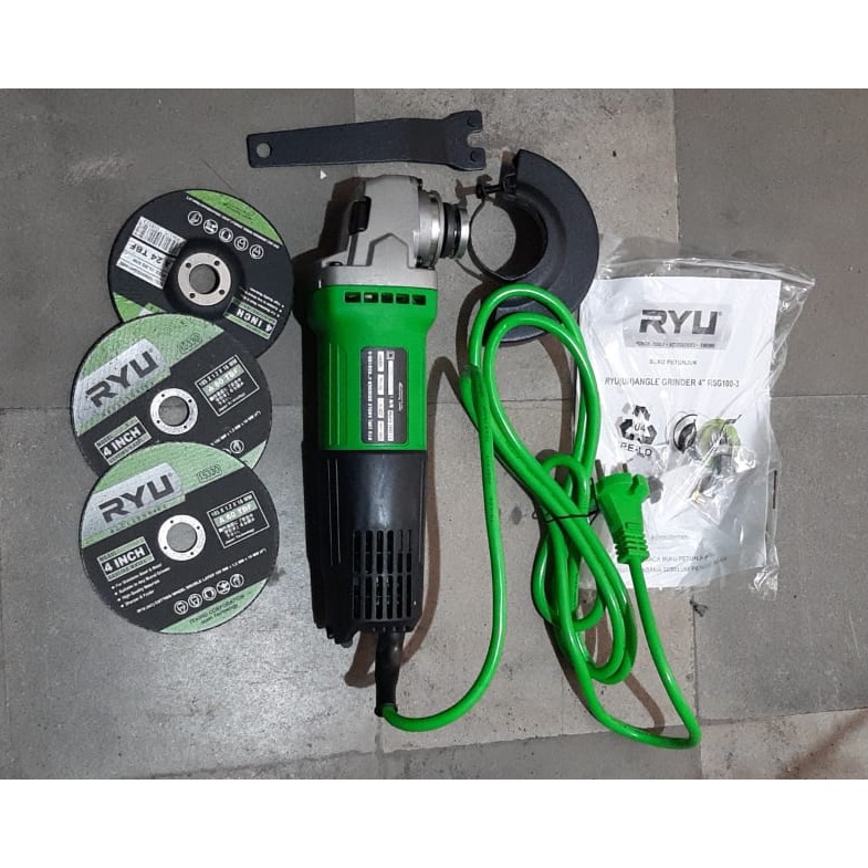 Jual Mesin Gerinda Tangan Ryu Angle Grinder Gurinda TEKIRO Ryu RSG