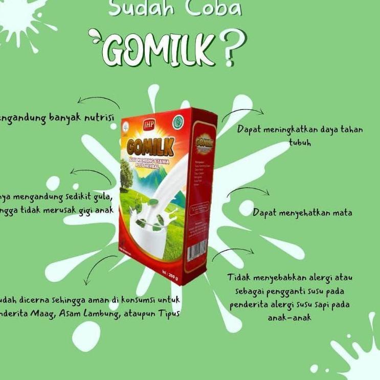 Jual Terbaik Gomilk Gomilk Go Milk Susu Kambing Etawa Ettawa Plus