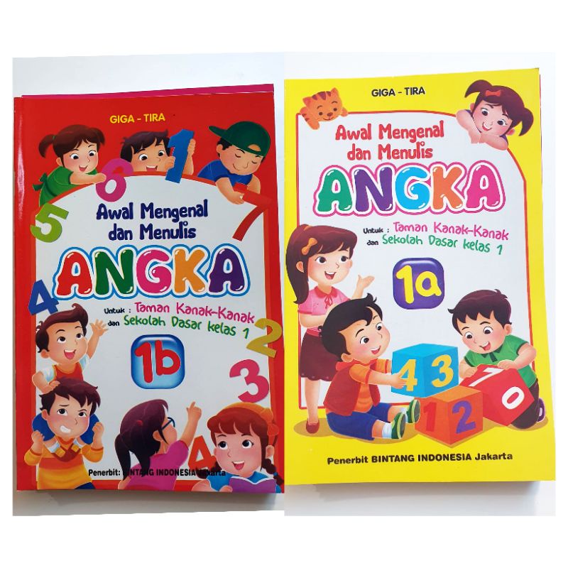 Jual Buku Tk Awal Mengenal Dan Menulis Angka A B Per Jilid Paket