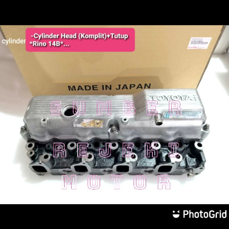 Jual Cylinder Head Assy Toyota Rino 14b Komplit Noken As Klep Tutup