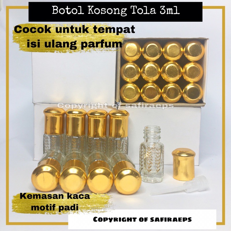 Jual BOTOL TOLA MOTIF PADI 3ml Shopee Indonesia