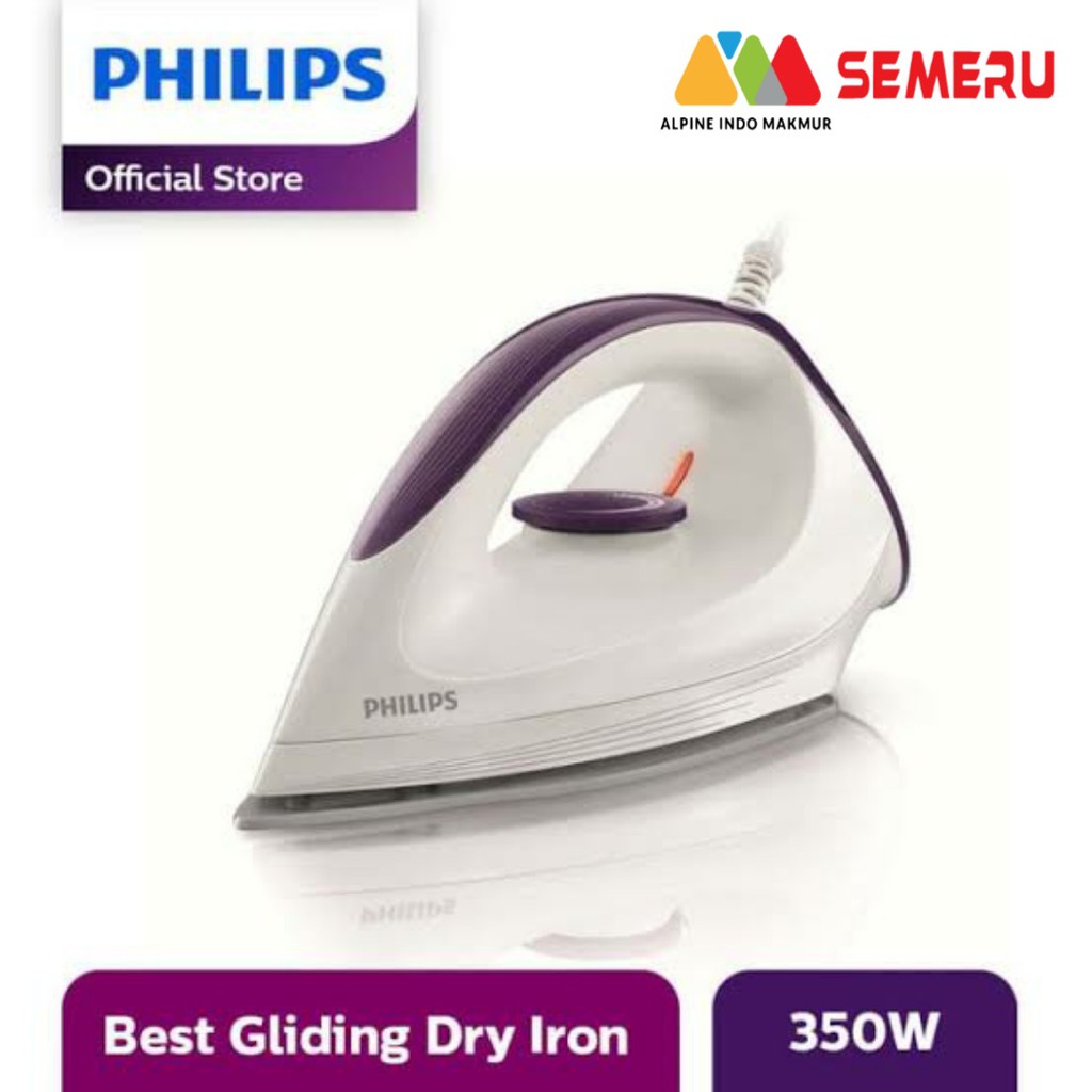 Jual PHILIPS Setrika Affinia GC 160 Ungu 350 Watt Shopee Indonesia