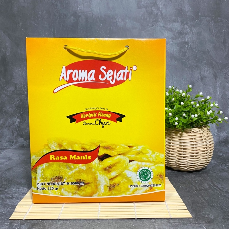 Jual Aroma Sejati Keripik Pisang Kepok Rasa Manis G Homemade